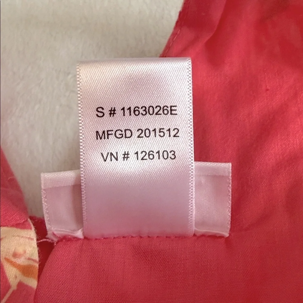 Bloome de jeune fille | Floral Print Swiss Dot Sleeveless Dress Coral Pink (8) - Picture 8 of 16